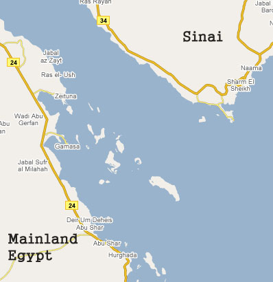 Map Ferry Hurghada Sharm El Sheikh Alternative Egypt Travel Guide